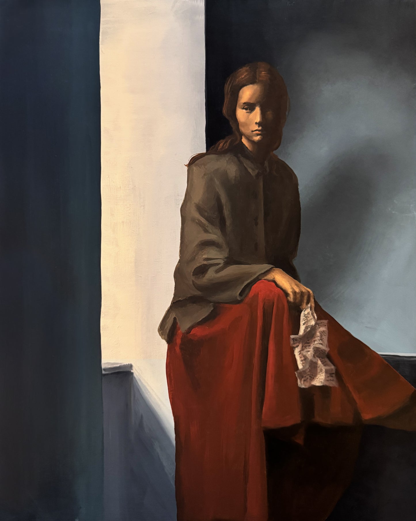 "Knycklat papper" art poster